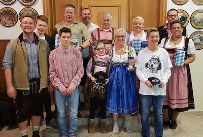 Sieger und Platzierte beim Oktoberfest