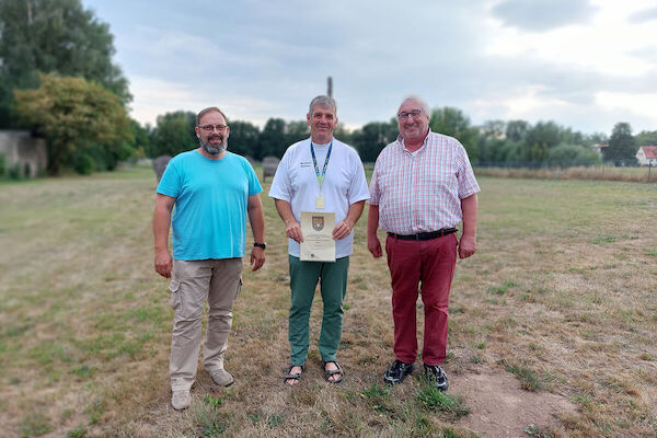 Manfred Sachse ist Weltmeister im Feldbogenschießen