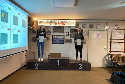 Juniorinnen II Einzelwertung: 1. Platz: Paula Roeßing 2. Platz: Milena Huch 3. Platz: Anna Sophie Kötz