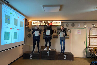 Juniorinnen Mannschaft: 1. Platz: Paula Roeßing, Milena Huch und Anna Sophie Kötz